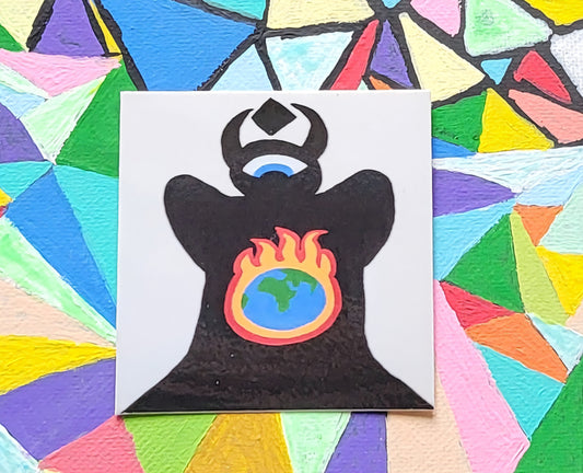 Saturn's Grasp Sticker